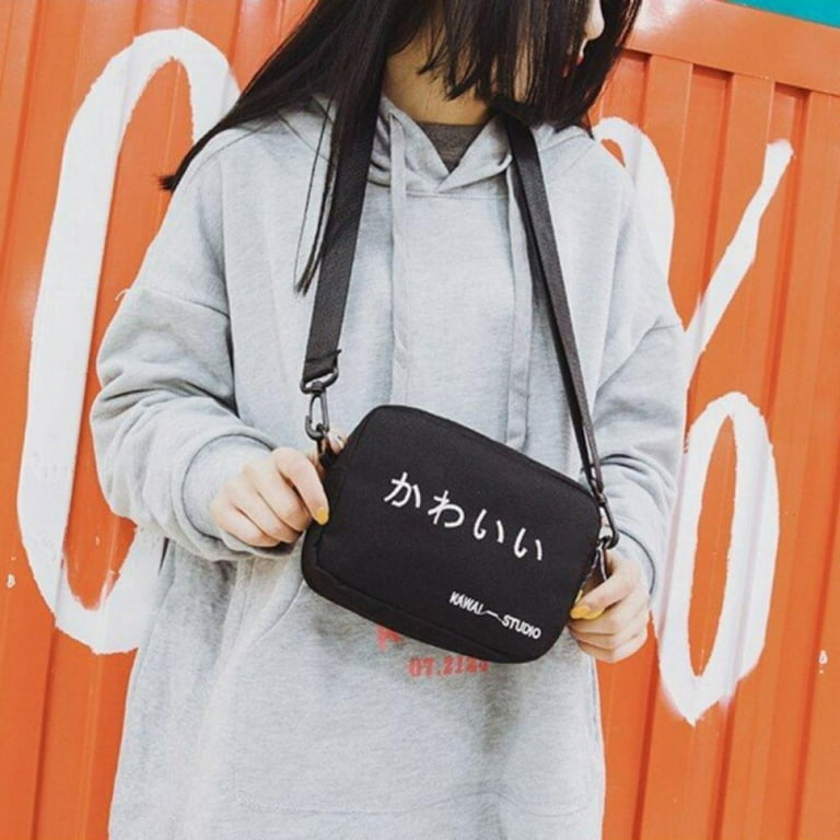 Women Fashion Letter Printed Canvas Messenger Bag Cross Body Handbag Satchel Bag Women Fashion Letter Printed Canvas Messenger Bag Cross Body Handbag Satchel Bag